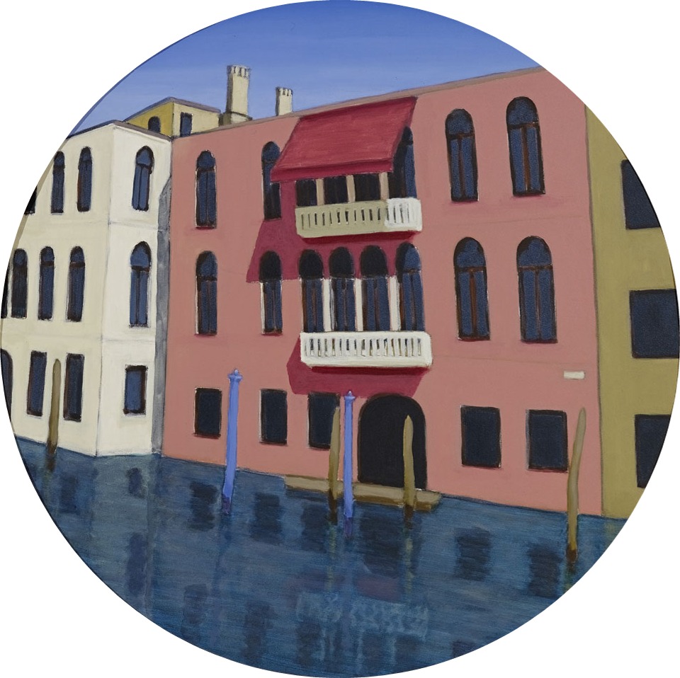 Roter Palazzo (Venezia),  Acryl/Leinwand  2010  80 cm 